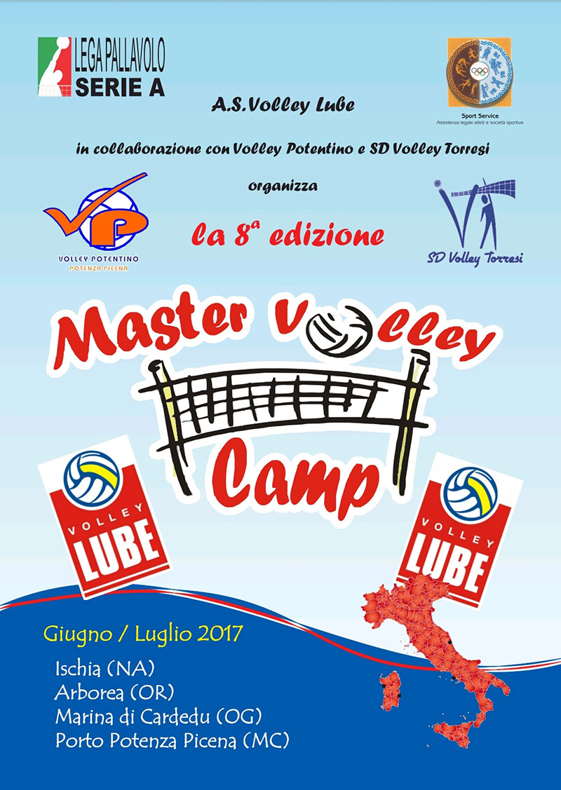 Locandina Master Volley Camp 2017