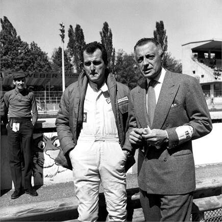 Lodovico Scarfiotti e il cugino Gianni Agnelli