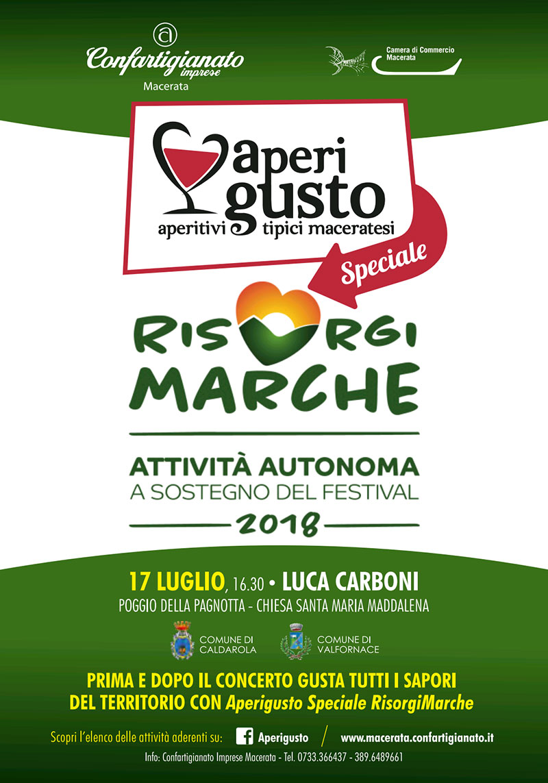 Aperigusto Speciale Risorgi Marche 2018