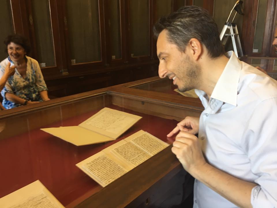 ingenito visita ai manoscritti leopardiani Biblioteca nazionale