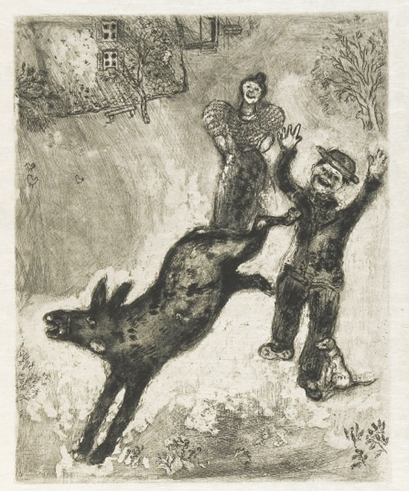 Recanati Chagall l asino e il cane