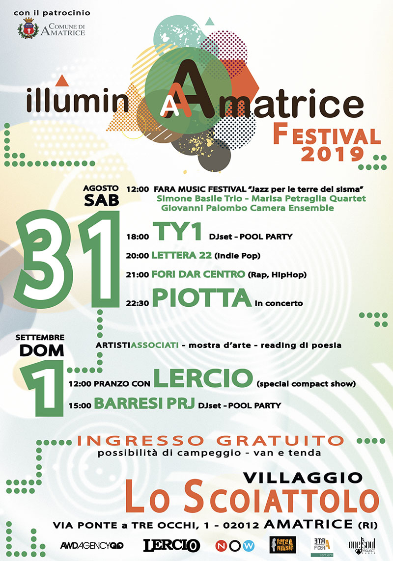 Manifesto IlluminAmatrice Festival 2019