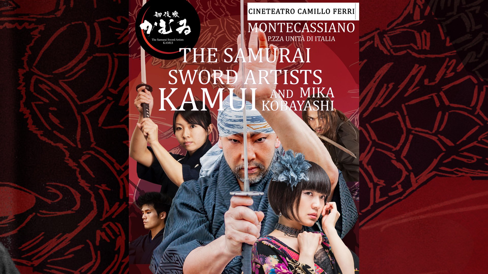 Locandina The Samurai sword artists Kamui and Mika Kobayashi
