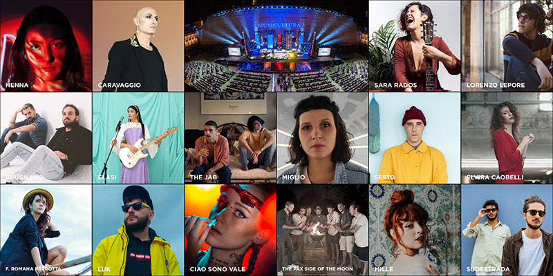 I 16 finalisti di Musicultura 2021