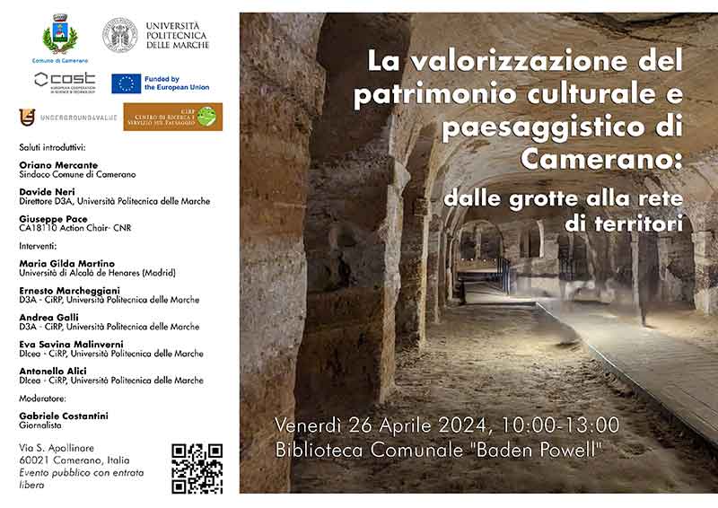 La valorizzazione del patrimonio culturale e paesaggistico di Camerano dalle grotte alla rete di territori